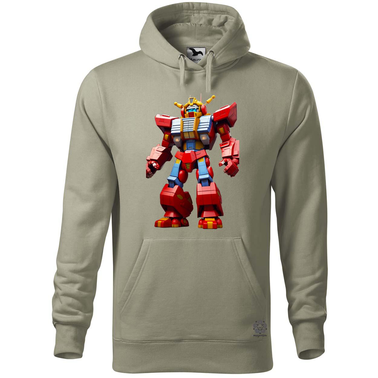 Piros mecha egyedi  pulóver 