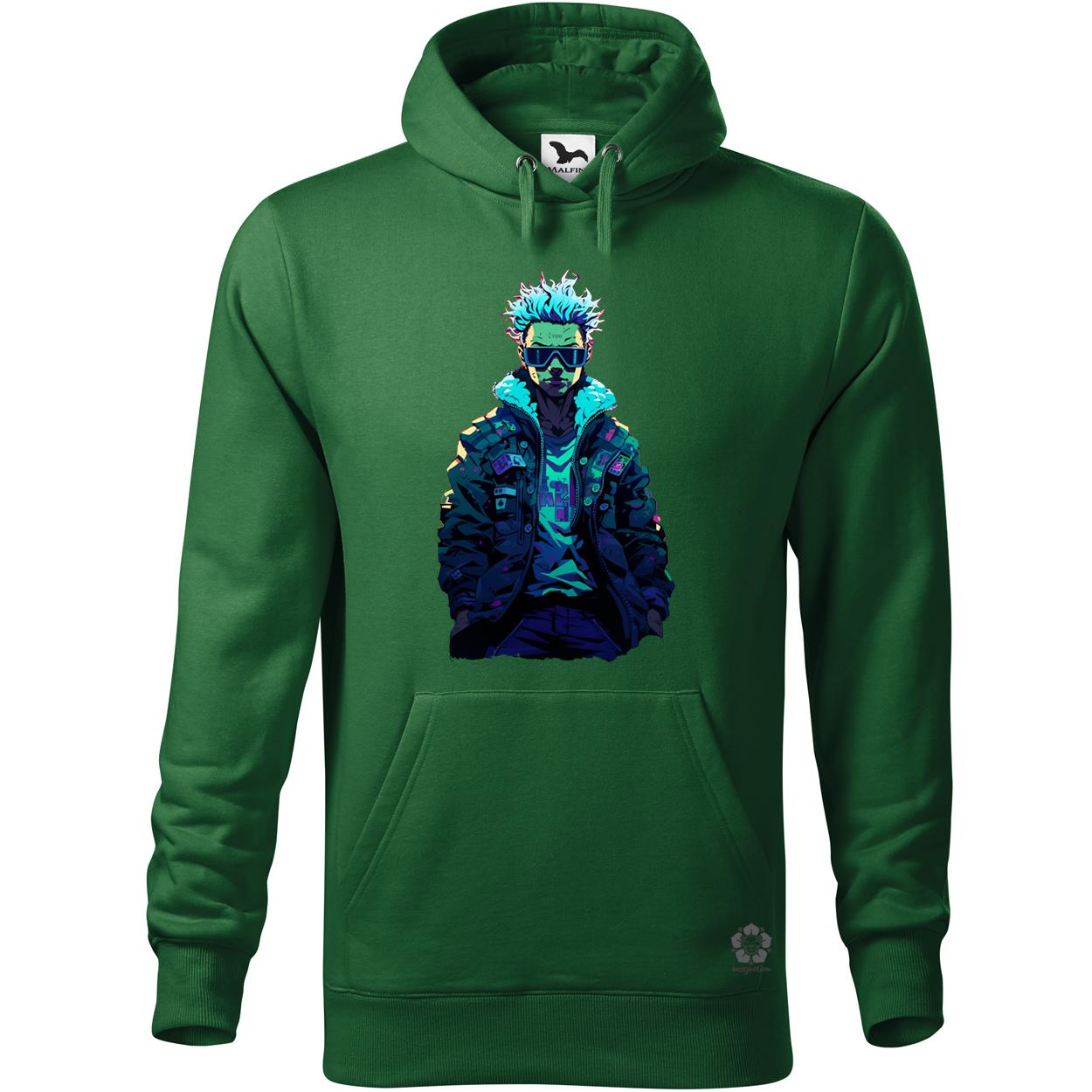 Pixelart cyberpunk hacker v1 egyedi  pulóver 