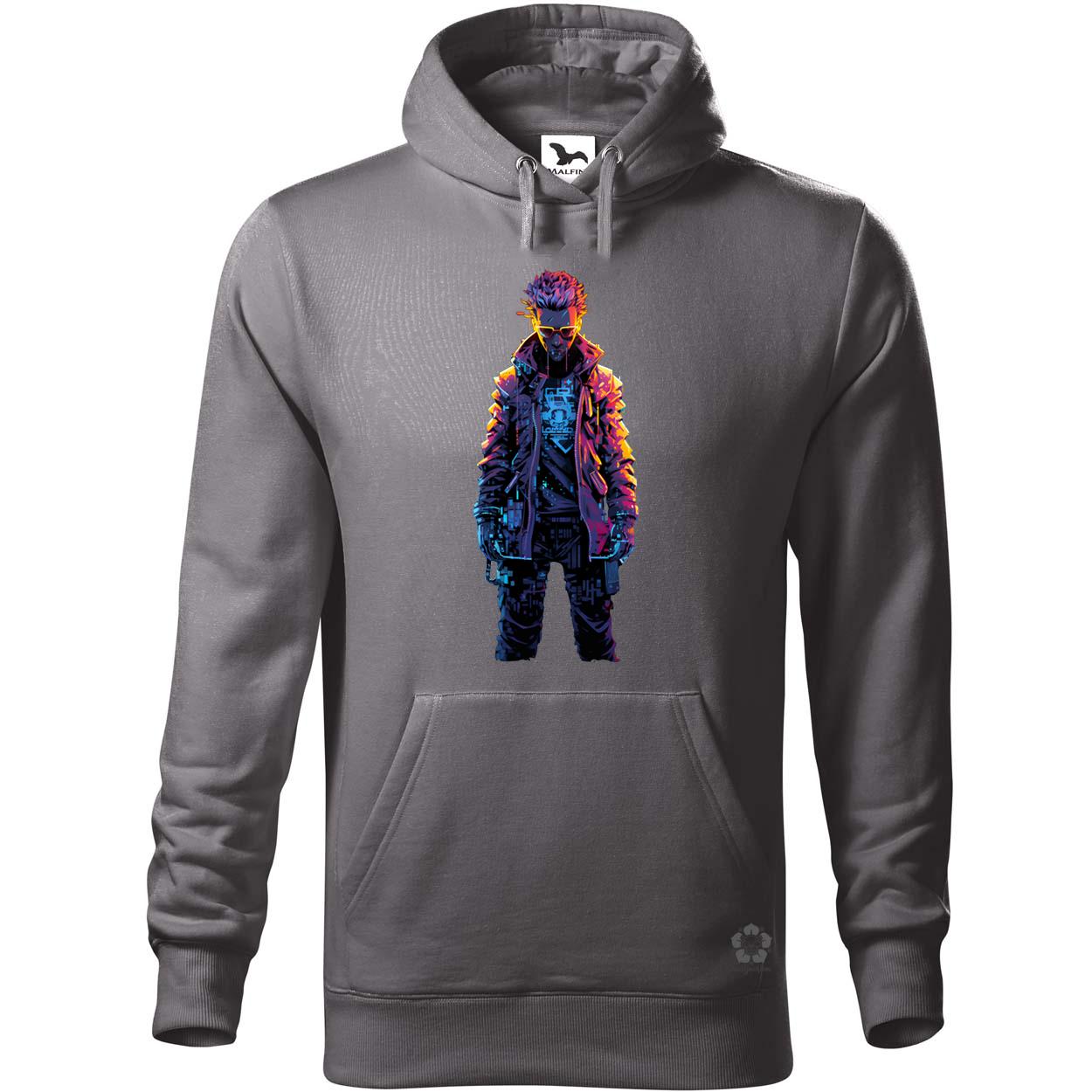 Pixelart cyberpunk hacker v2 egyedi  pulóver 