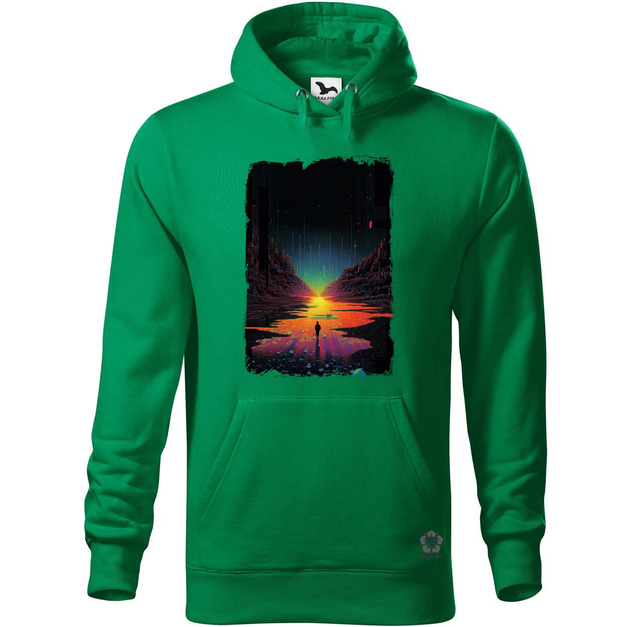 Pixelart retró fraktál játék v3 egyedi  pulóver 