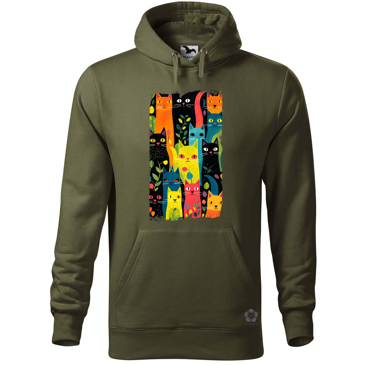 Pop art graffiti macska v3 egyedi  pulóver 