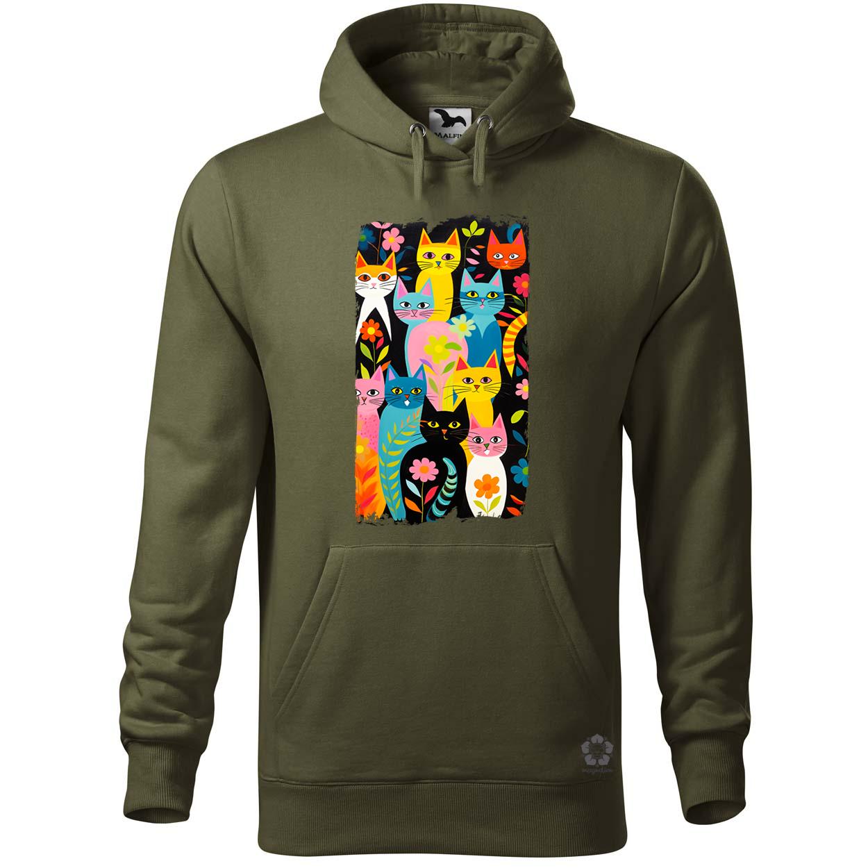Pop art graffiti macska v4 egyedi  pulóver 