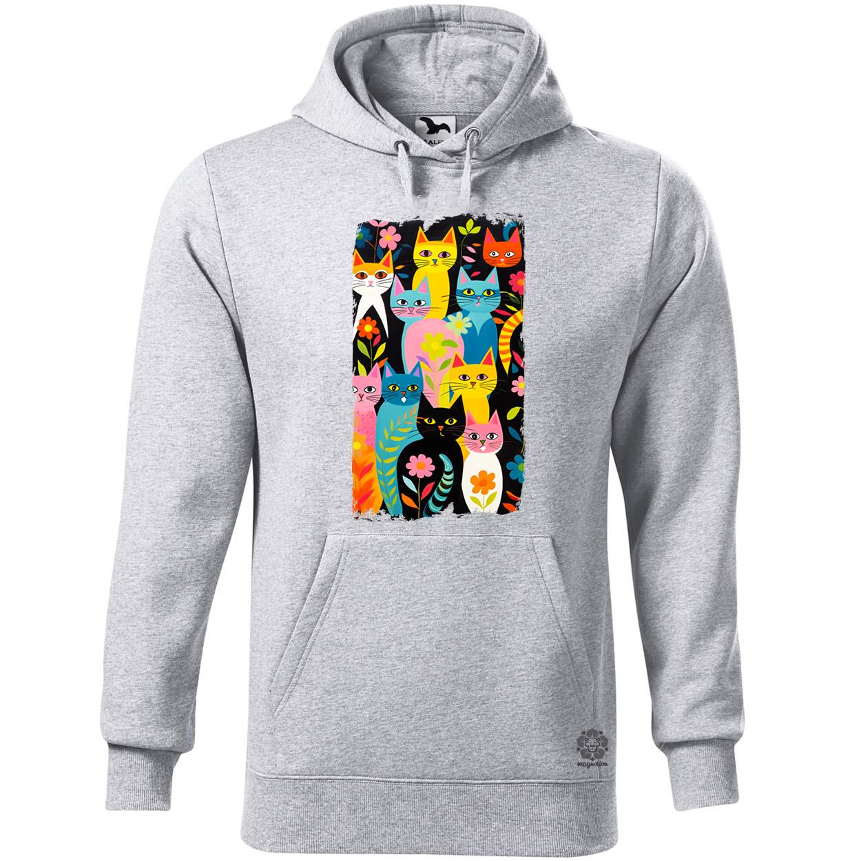 Pop art graffiti macska v4 egyedi  pulóver 