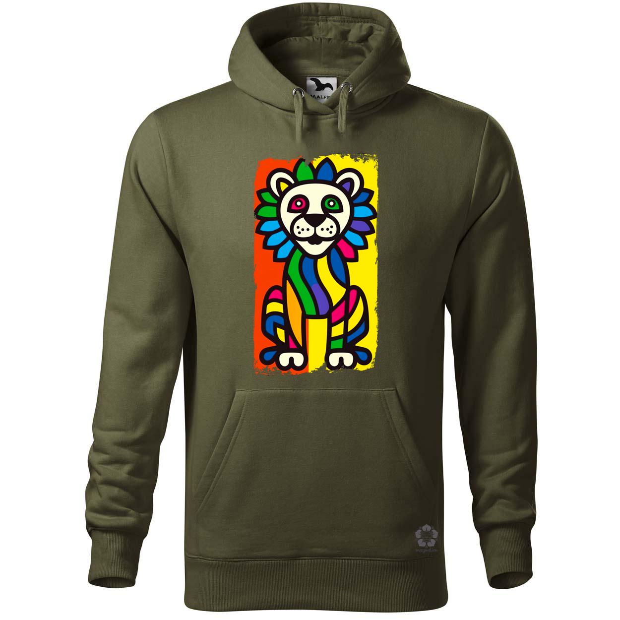 Pop art graffiti oroszlán v1 egyedi  pulóver 