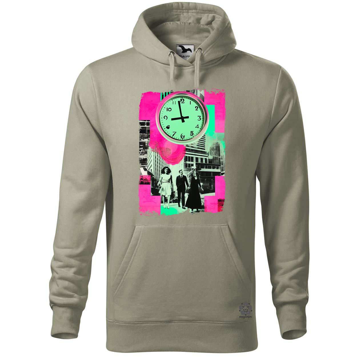 Pop art idő kollázs v1 egyedi  pulóver 