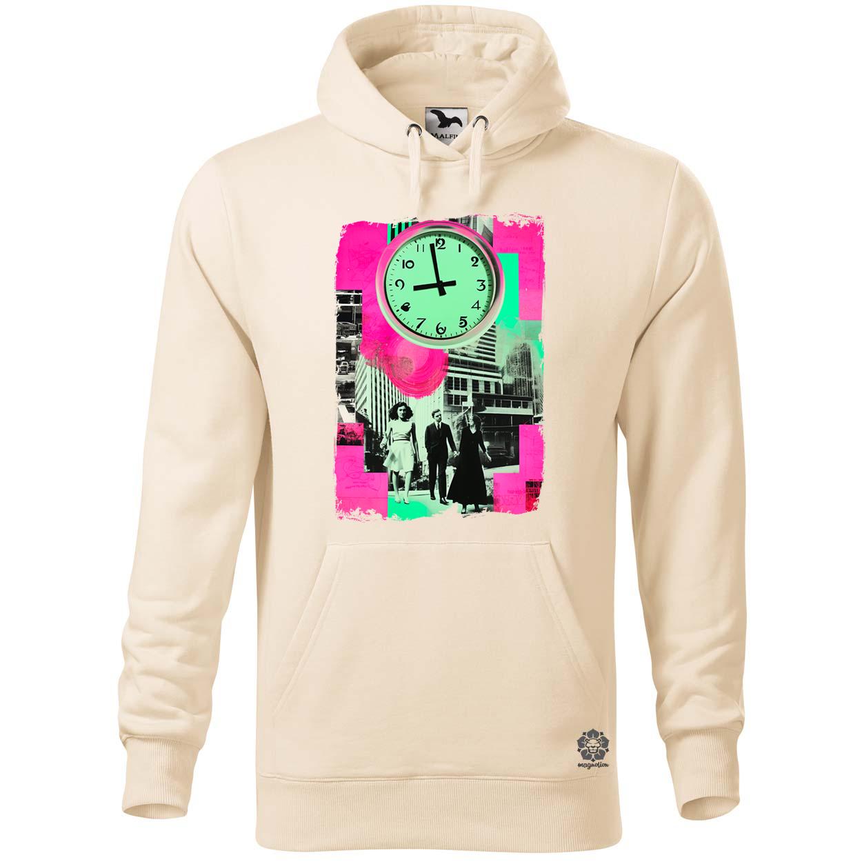 Pop art idő kollázs v1 egyedi  pulóver 