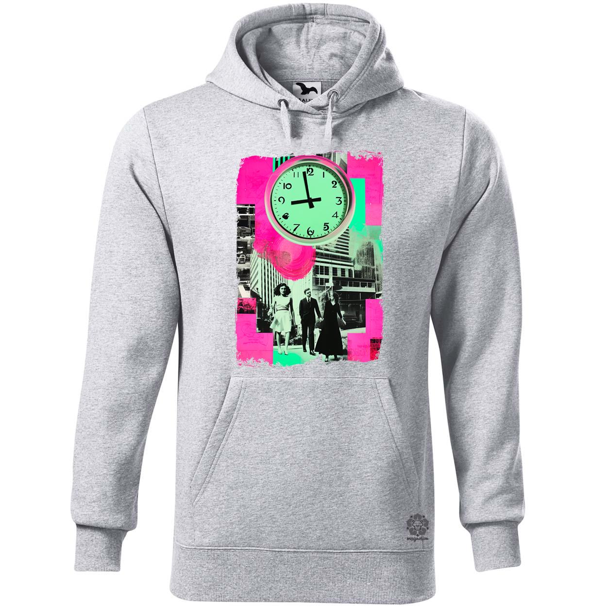 Pop art idő kollázs v1 egyedi  pulóver 