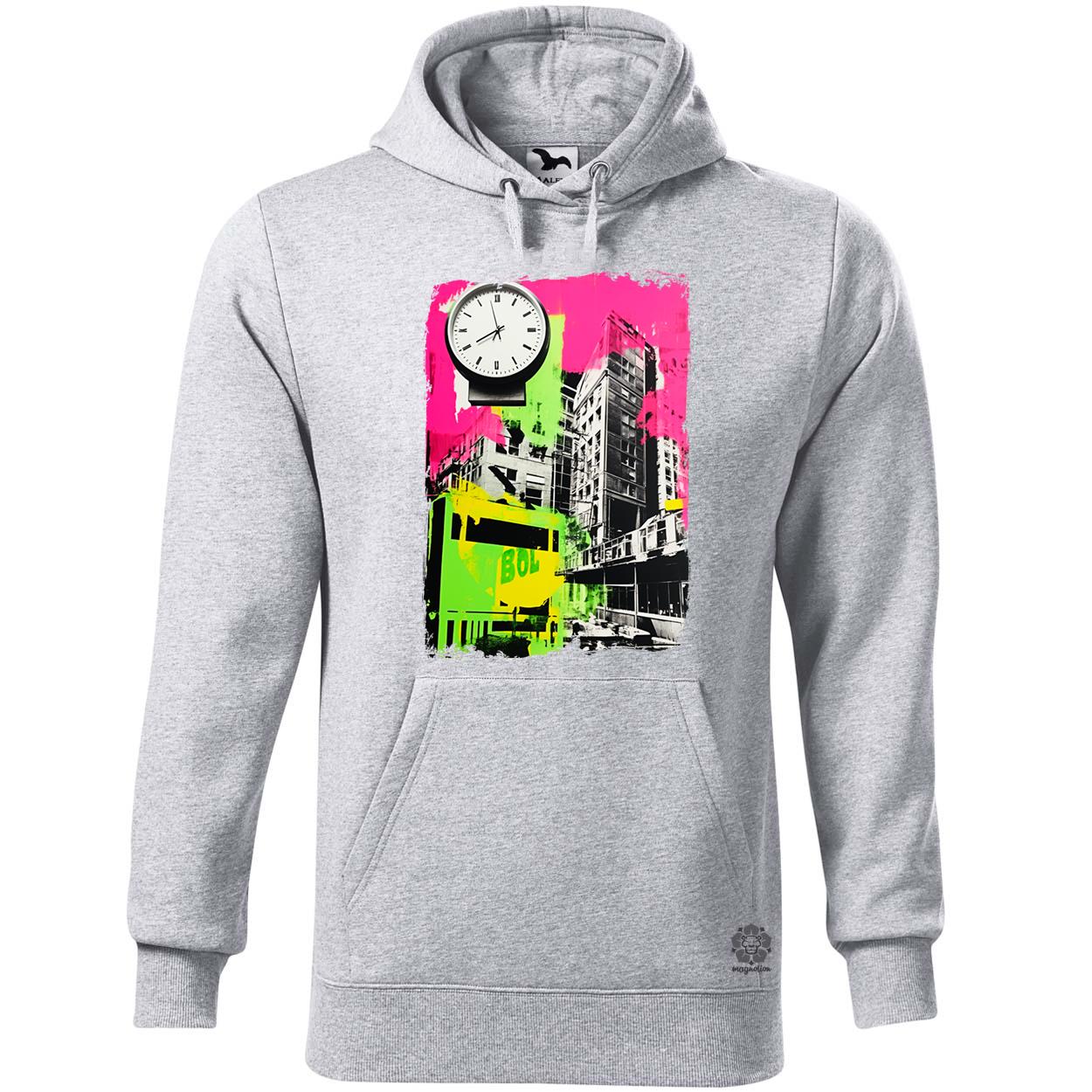 Pop art idő kollázs v2 egyedi  pulóver 