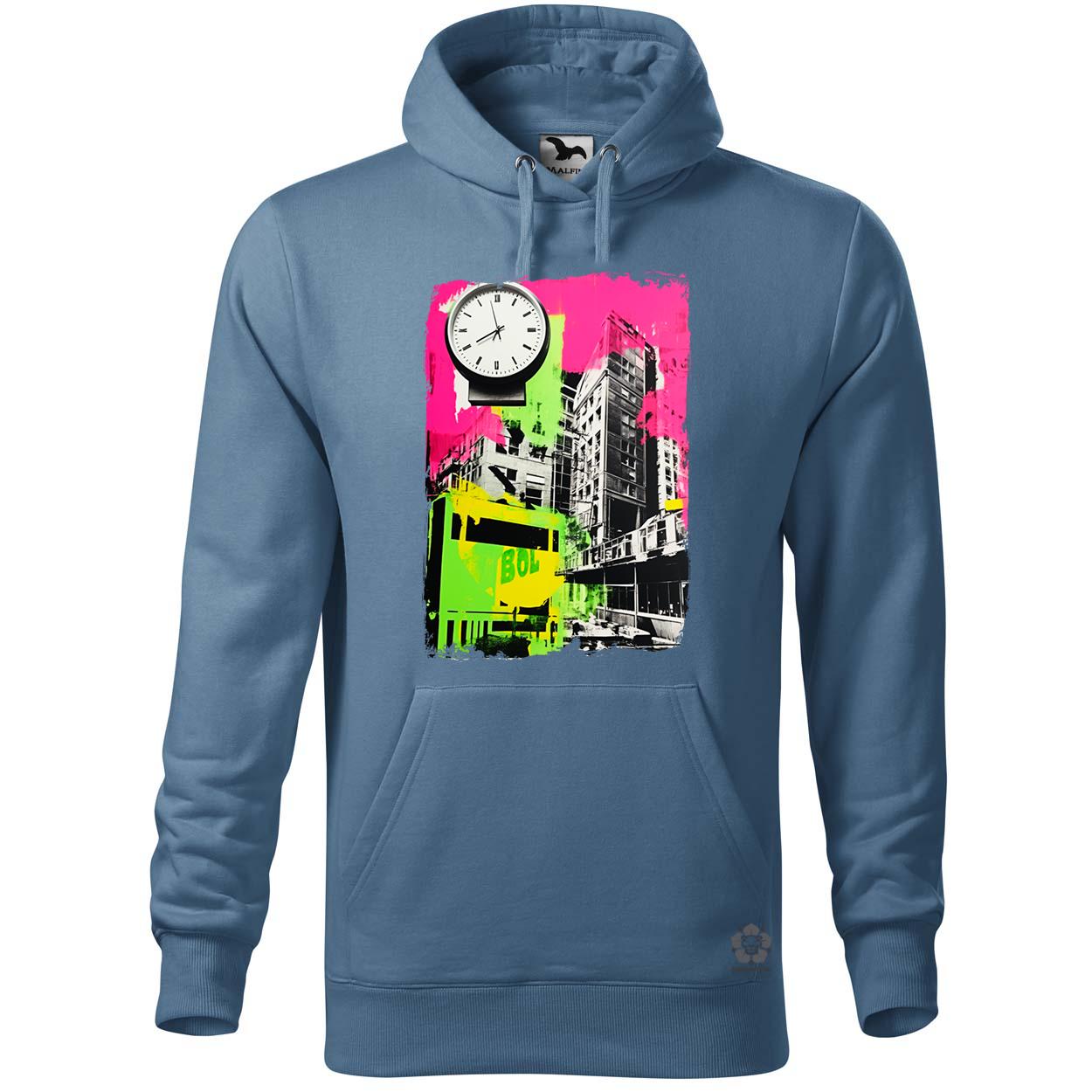 Pop art idő kollázs v2 egyedi  pulóver 