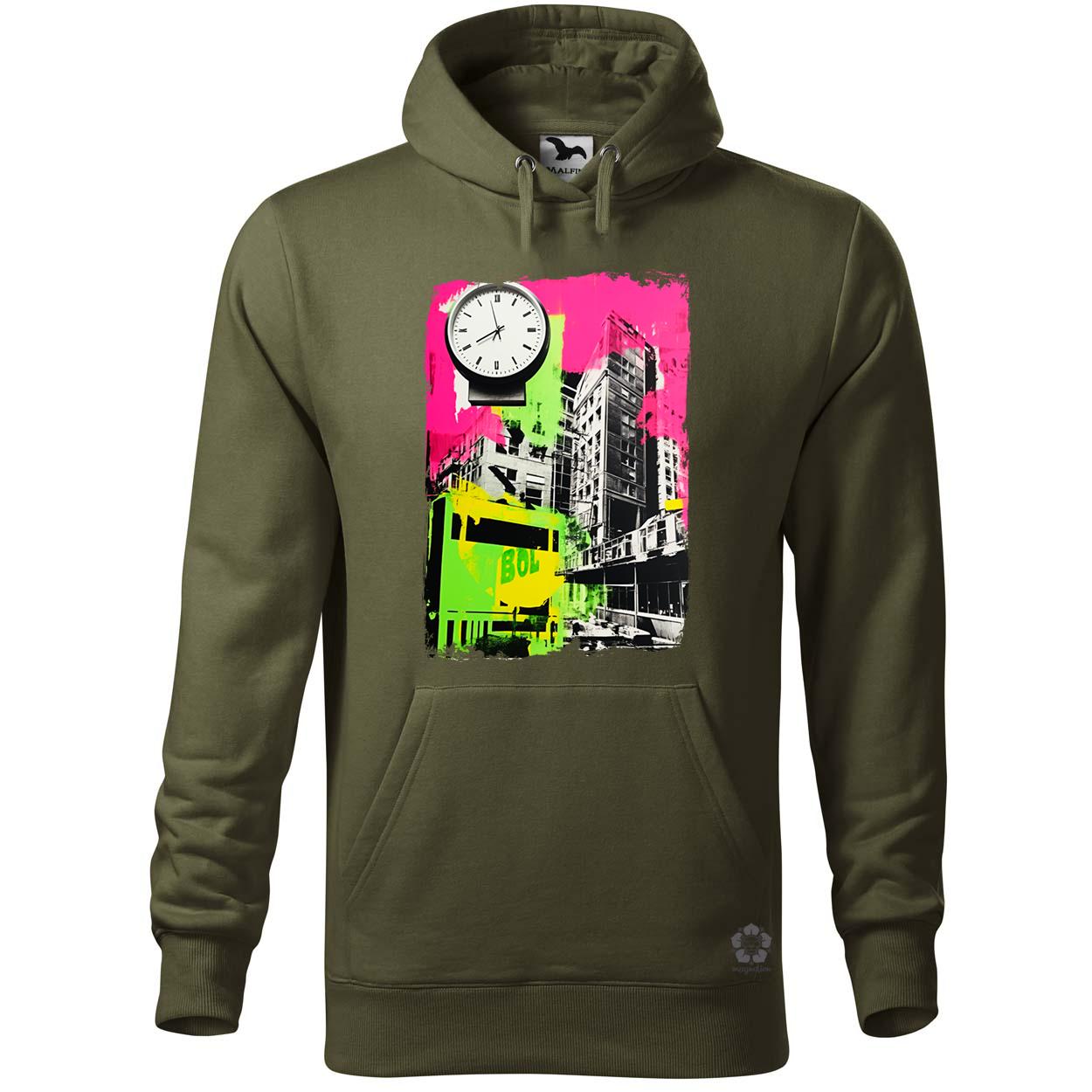 Pop art idő kollázs v2 egyedi  pulóver 