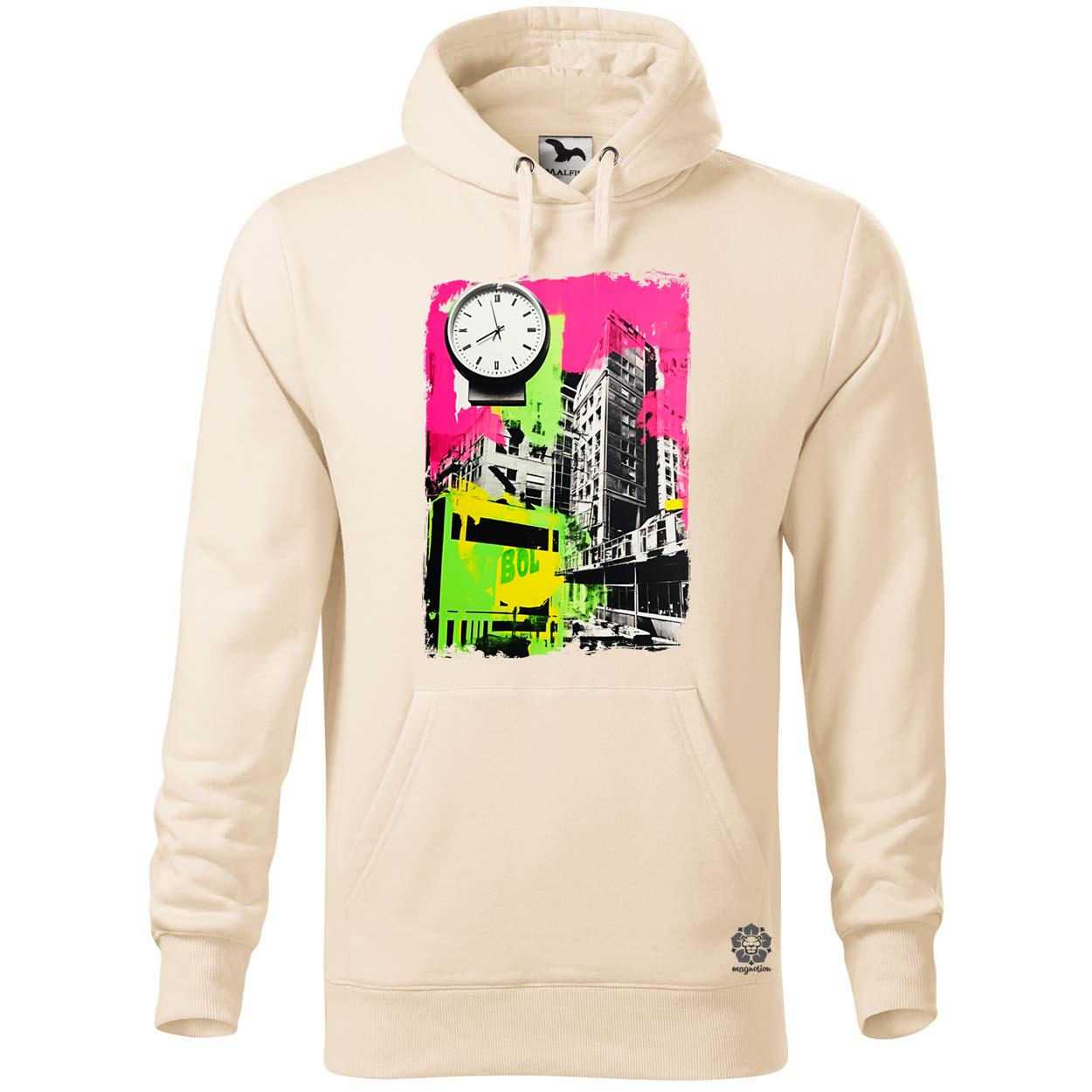 Pop art idő kollázs v2 egyedi  pulóver 