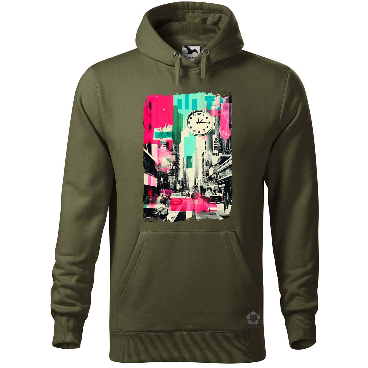 Pop art idő kollázs v4 egyedi  pulóver 
