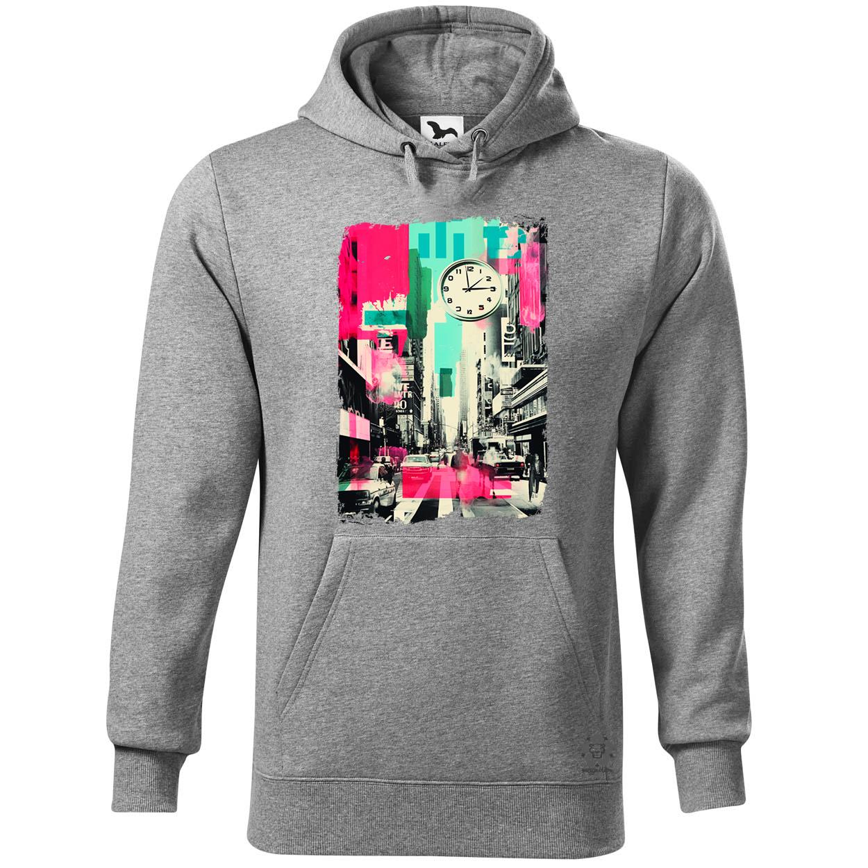 Pop art idő kollázs v4 egyedi  pulóver 