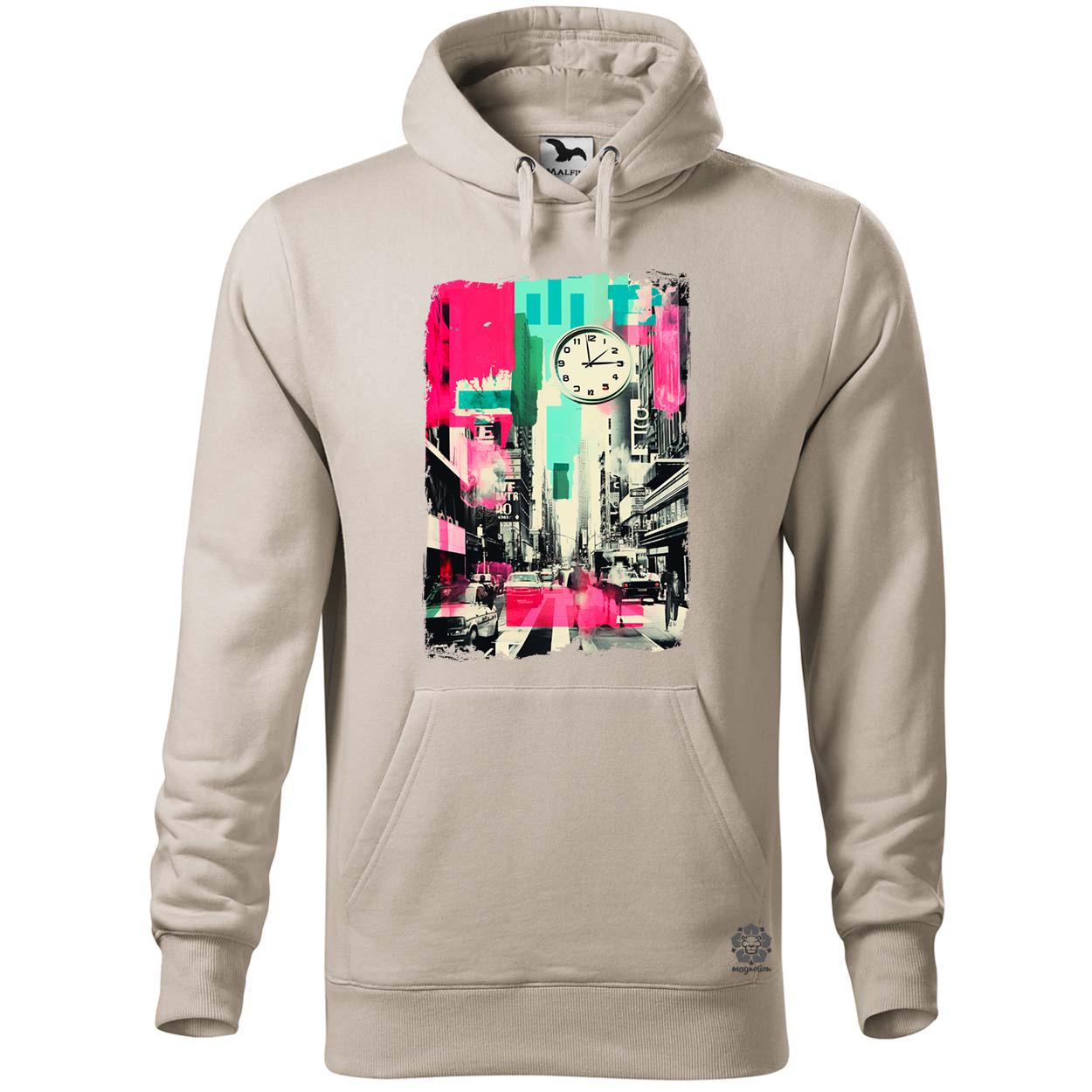 Pop art idő kollázs v4 egyedi  pulóver 