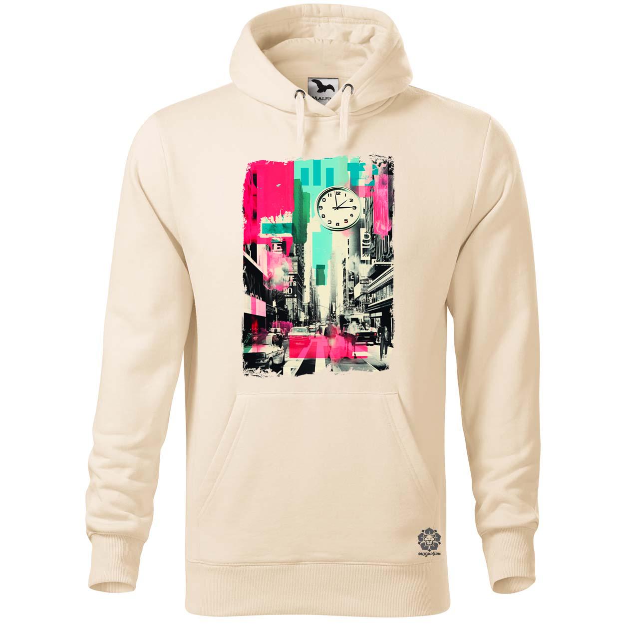 Pop art idő kollázs v4 egyedi  pulóver 