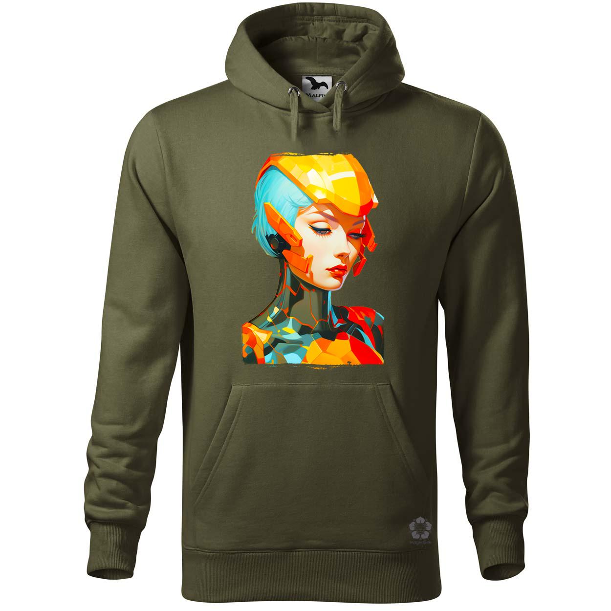 Pop art cyberpunk portré v5 egyedi  pulóver 