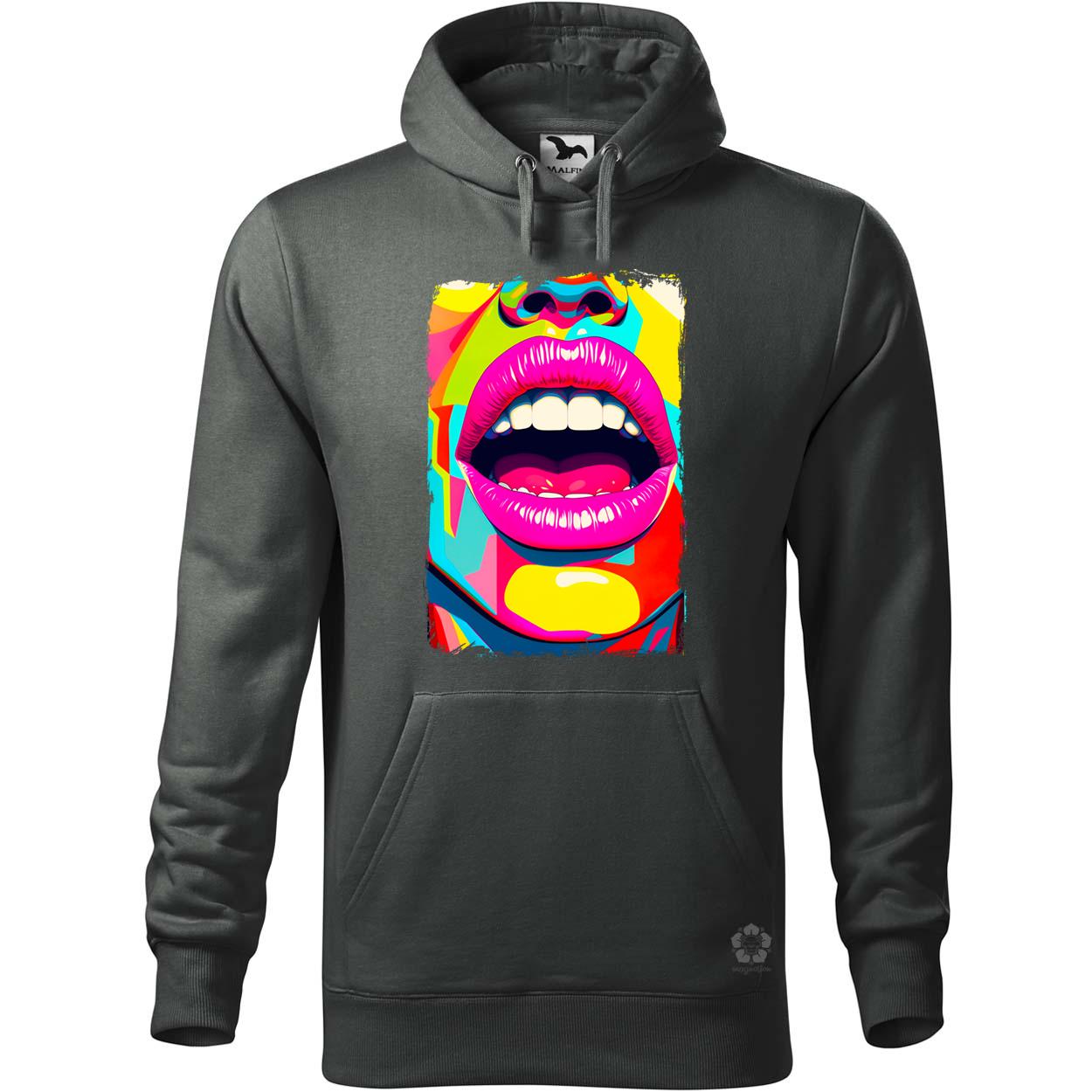 Pop art száj v2 egyedi  pulóver 