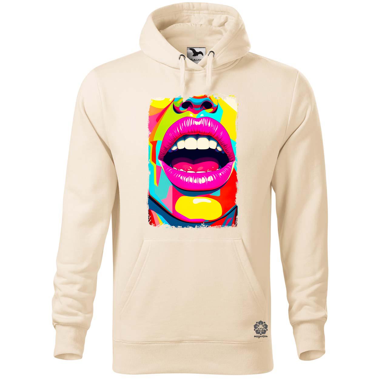 Pop art száj v2 egyedi  pulóver 
