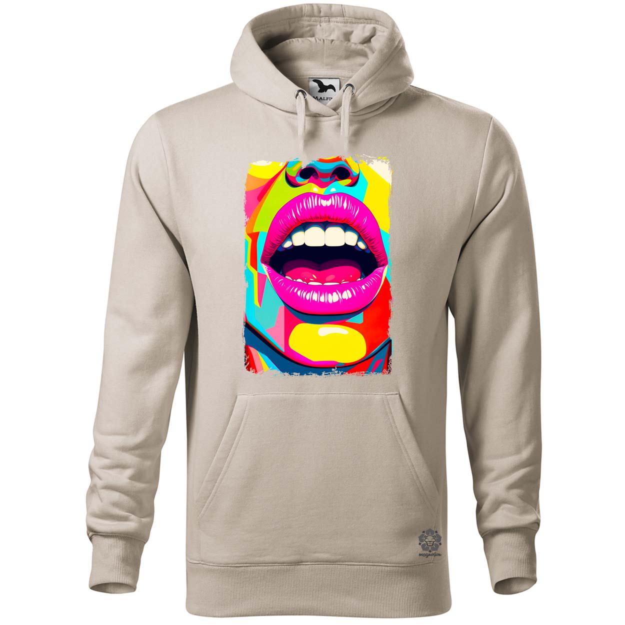Pop art száj v2 egyedi  pulóver 