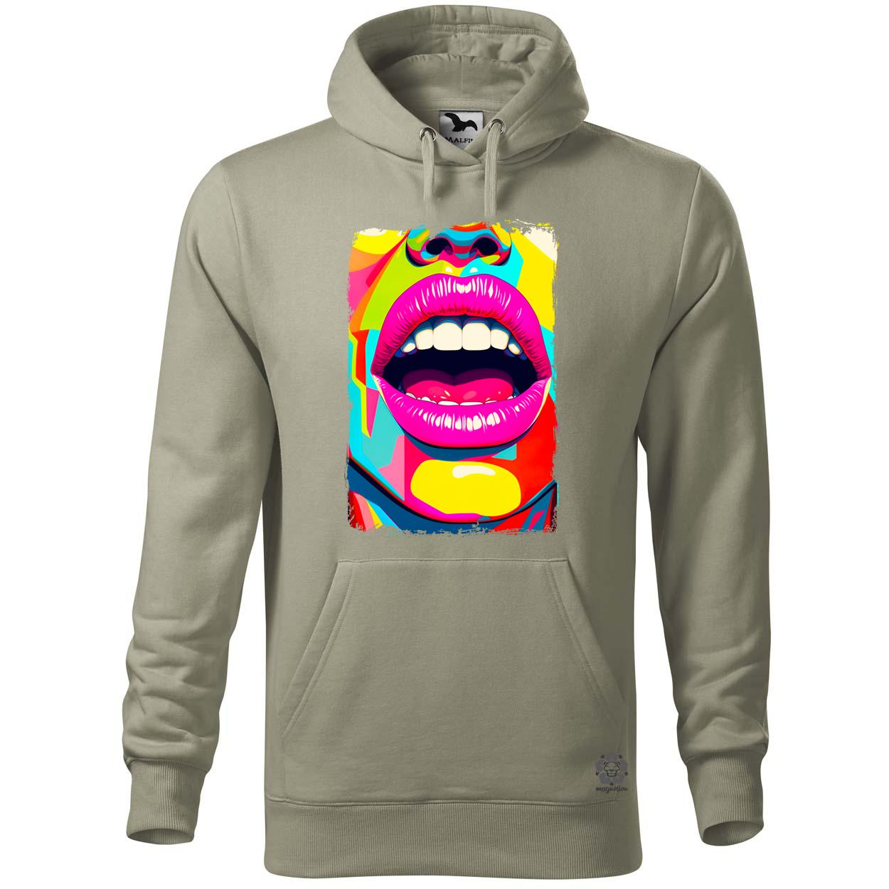 Pop art száj v2 egyedi  pulóver 