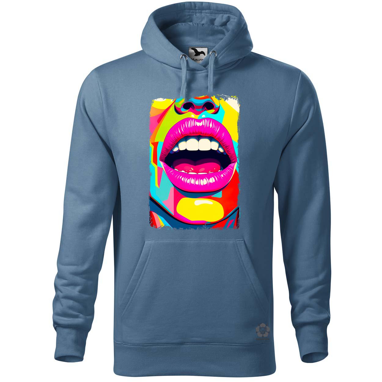Pop art száj v2 egyedi  pulóver 