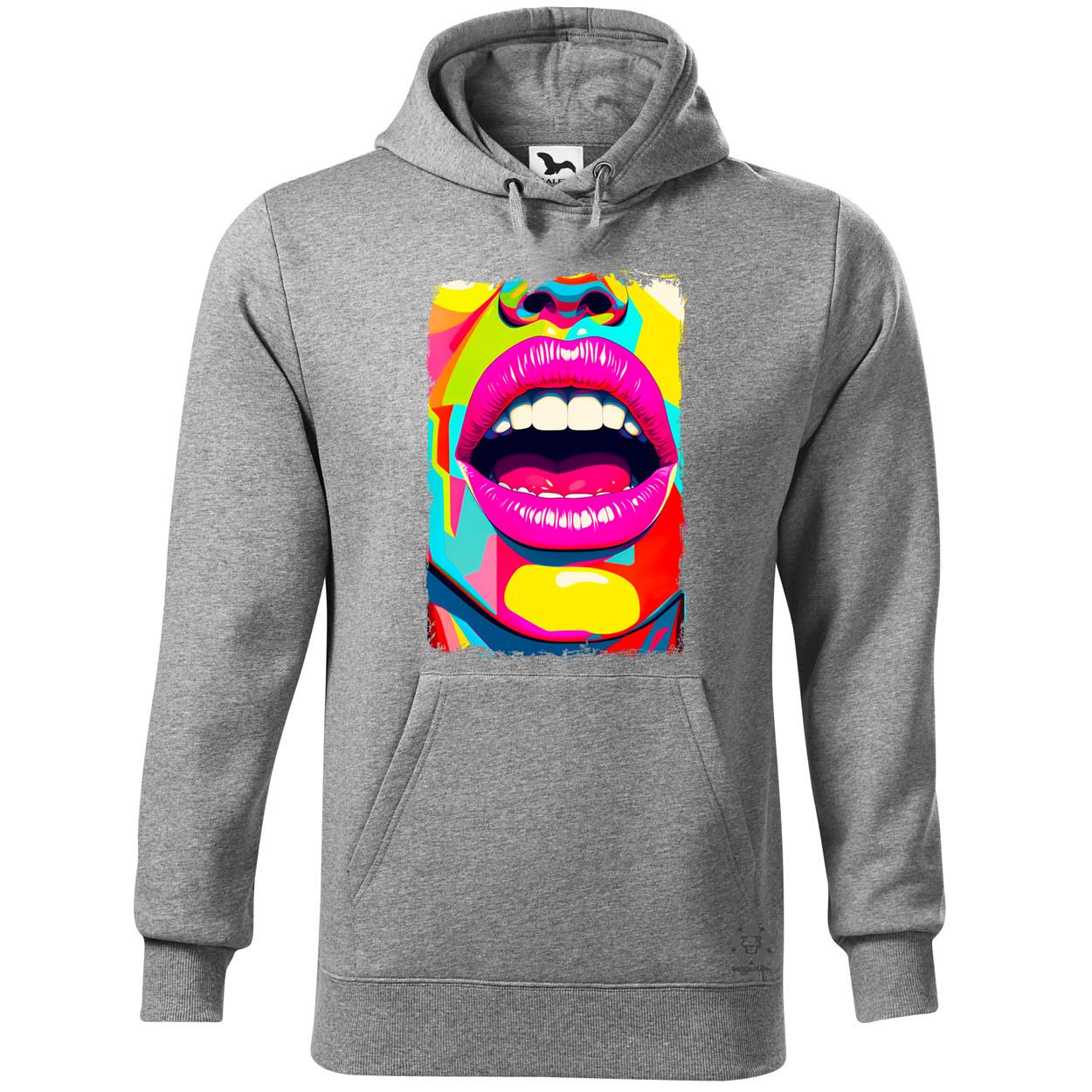 Pop art száj v2 egyedi  pulóver 