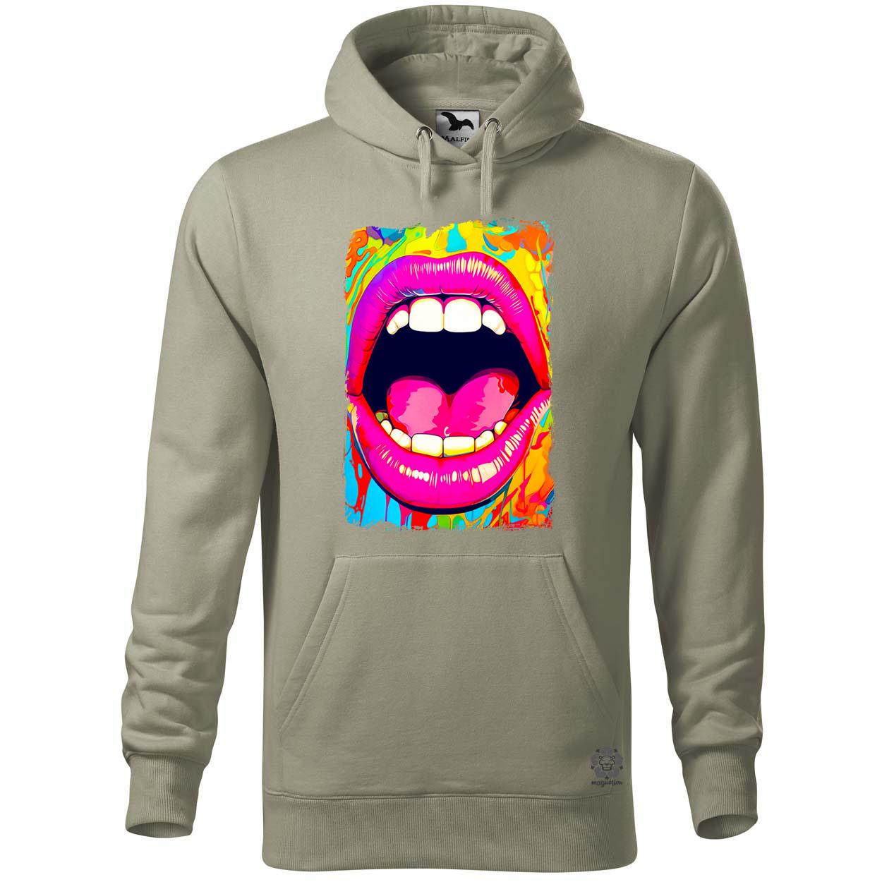 Pop art száj v4 egyedi  pulóver 