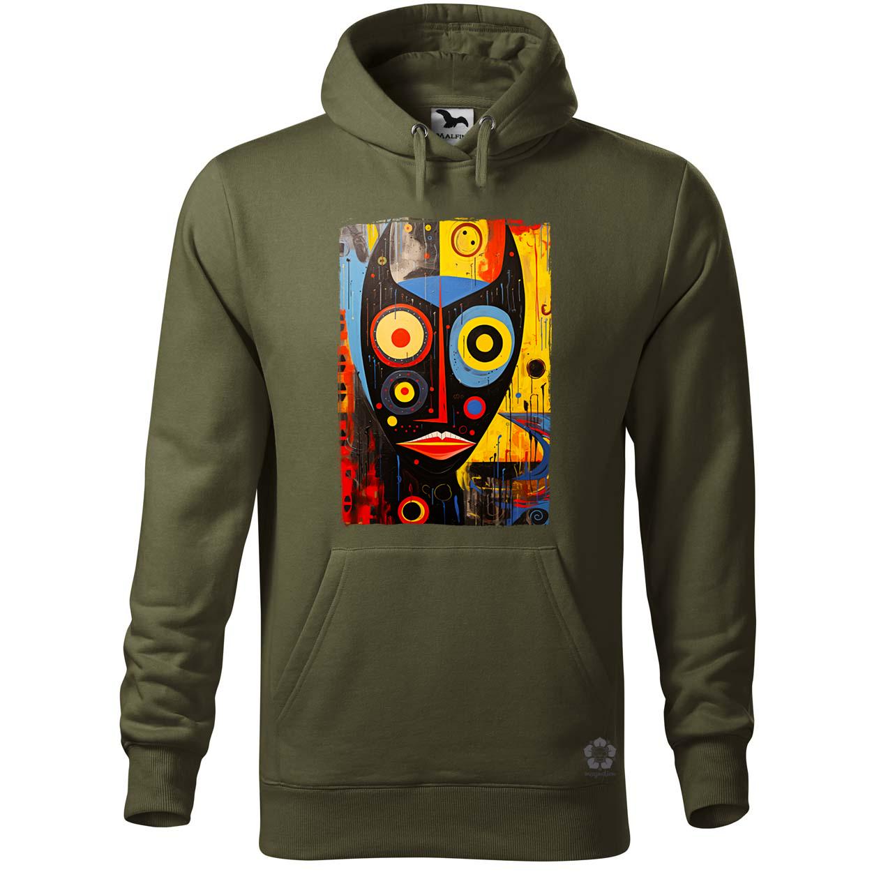 Pop art szürreális maszk v1 egyedi  pulóver 