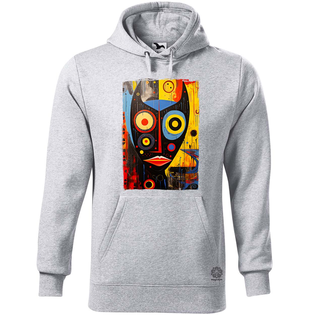 Pop art szürreális maszk v1 egyedi  pulóver 