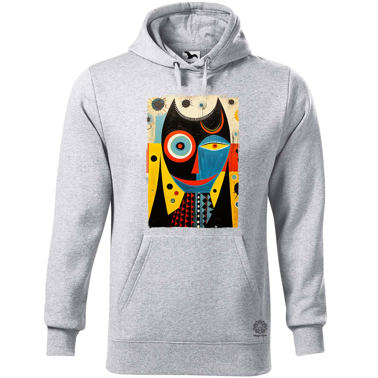 Pop art szürreális maszk v4 egyedi  pulóver 