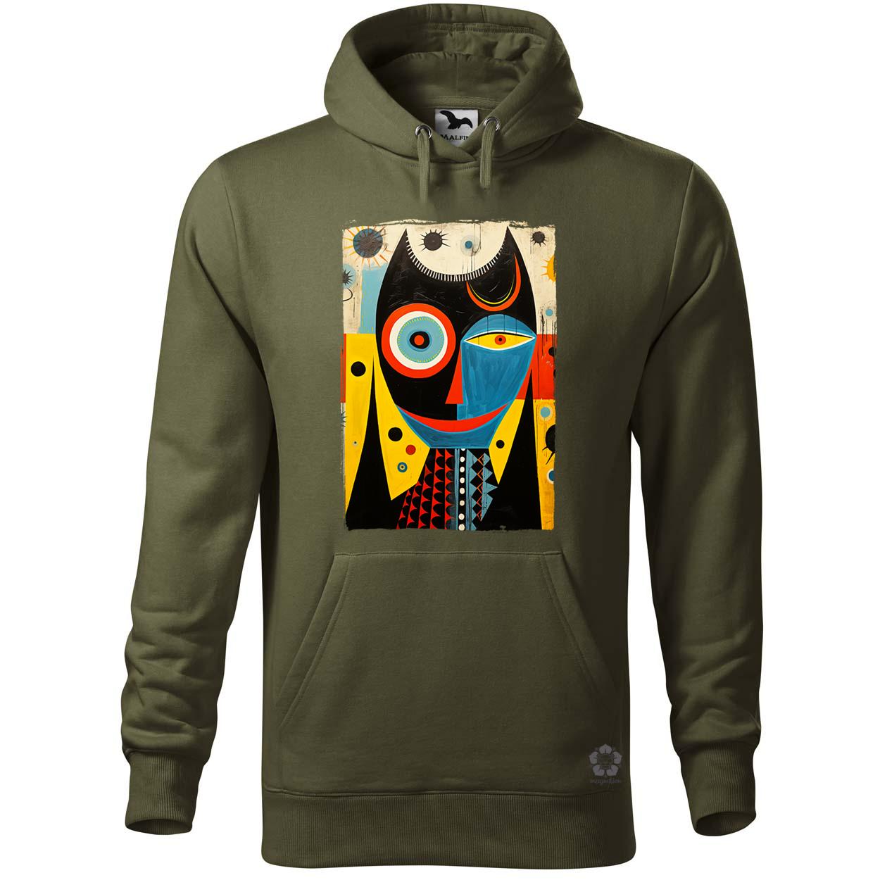 Pop art szürreális maszk v4 egyedi  pulóver 