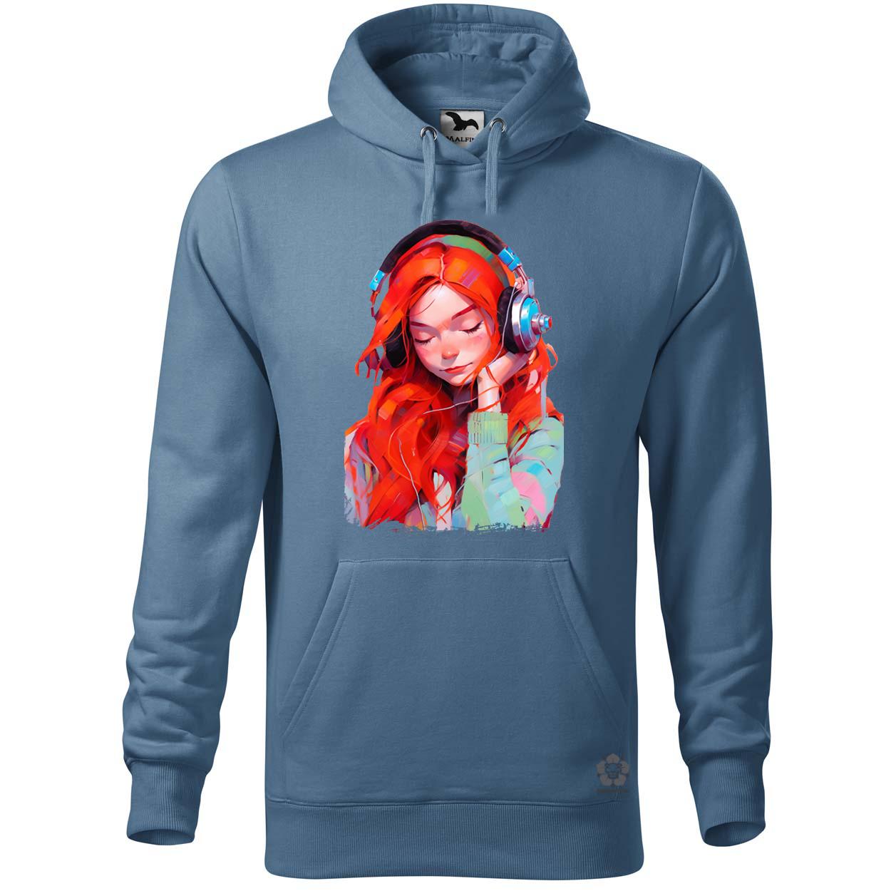Pop art vörös lány v1 egyedi  pulóver 