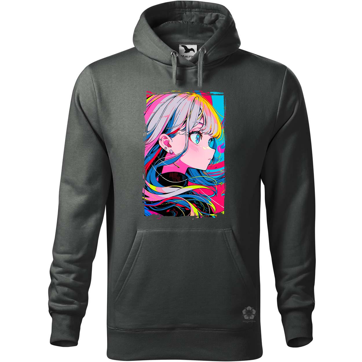 Pszichedelikus anime lány v1 egyedi  pulóver 