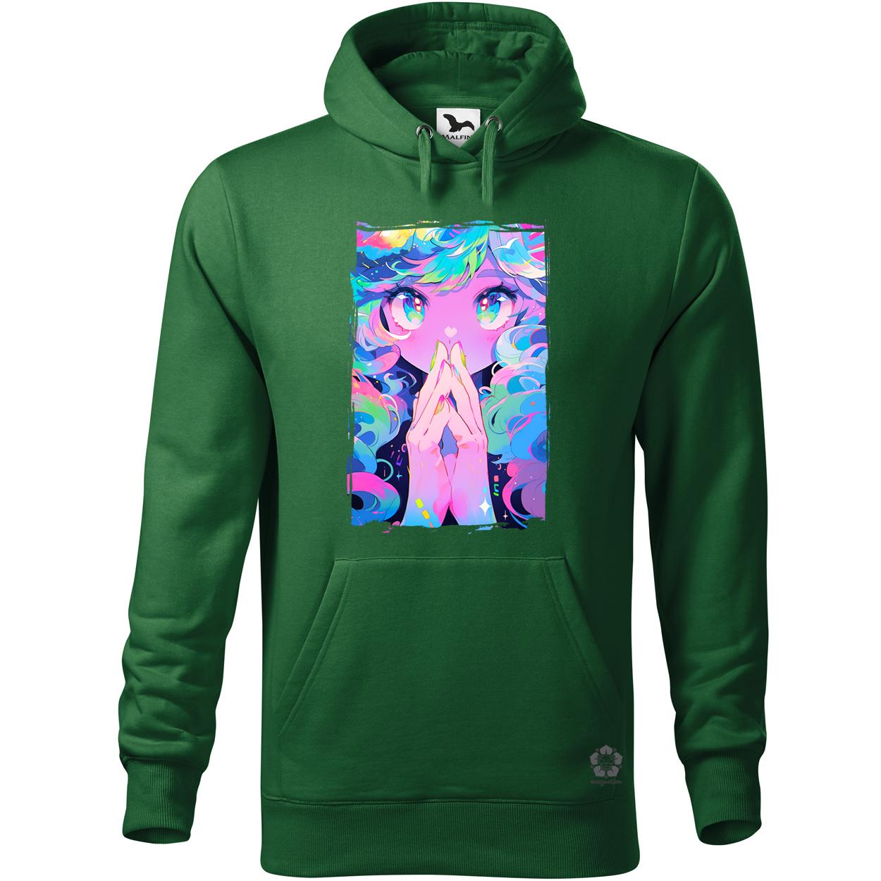 Pszichedelikus anime lány v2 egyedi  pulóver 