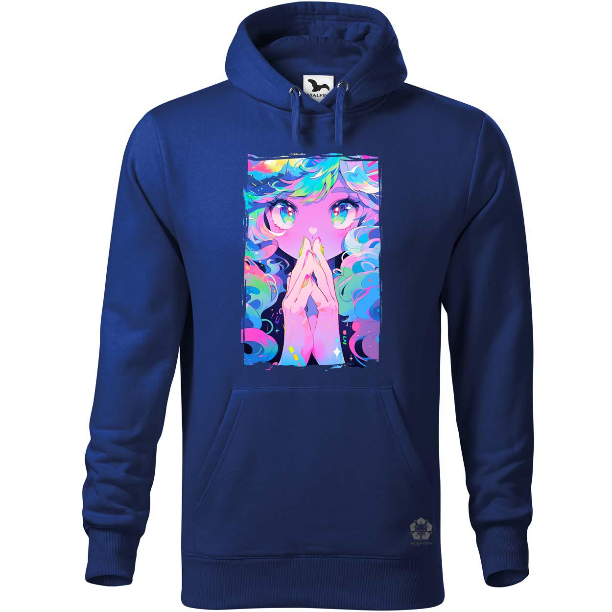 Pszichedelikus anime lány v2 egyedi  pulóver 