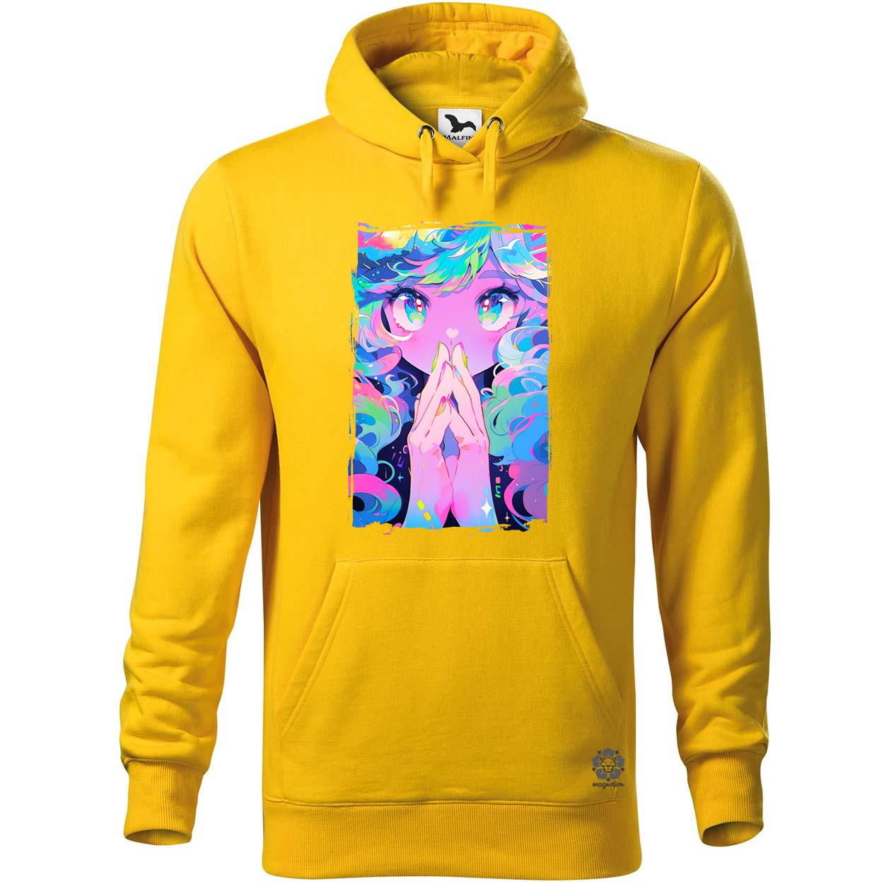 Pszichedelikus anime lány v2 egyedi  pulóver 