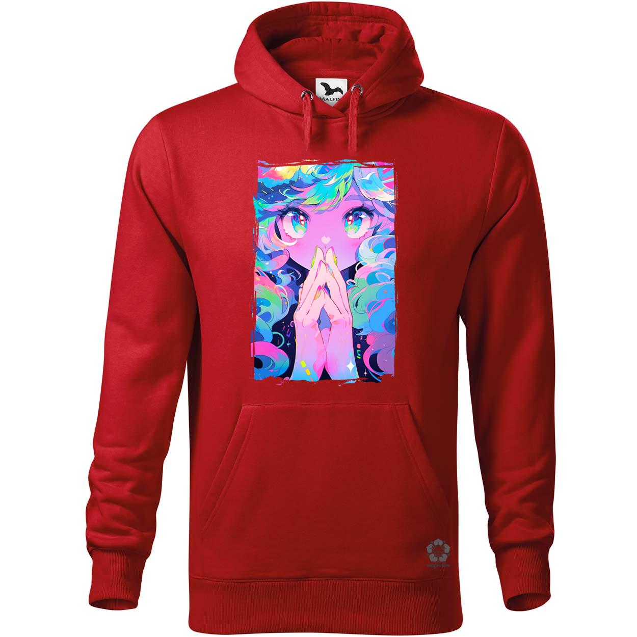 Pszichedelikus anime lány v2 egyedi  pulóver 