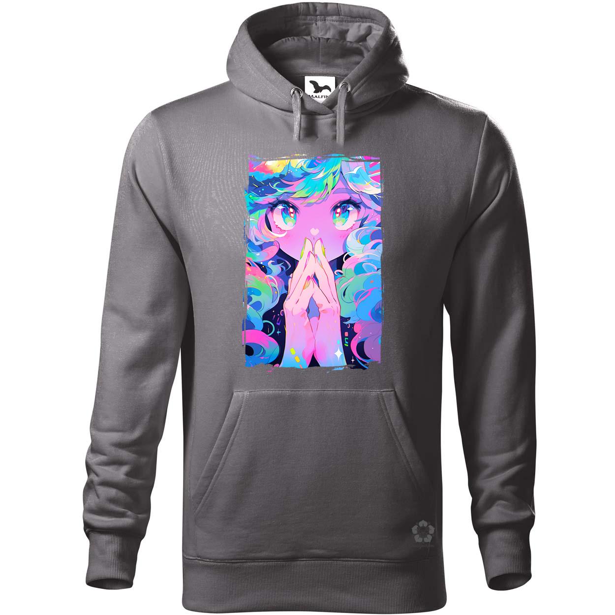 Pszichedelikus anime lány v2 egyedi  pulóver 