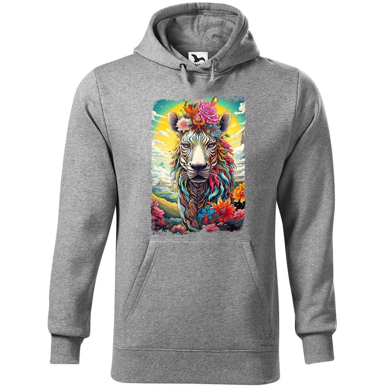 Pszichedelikus zebra fantázia v2 egyedi  pulóver 