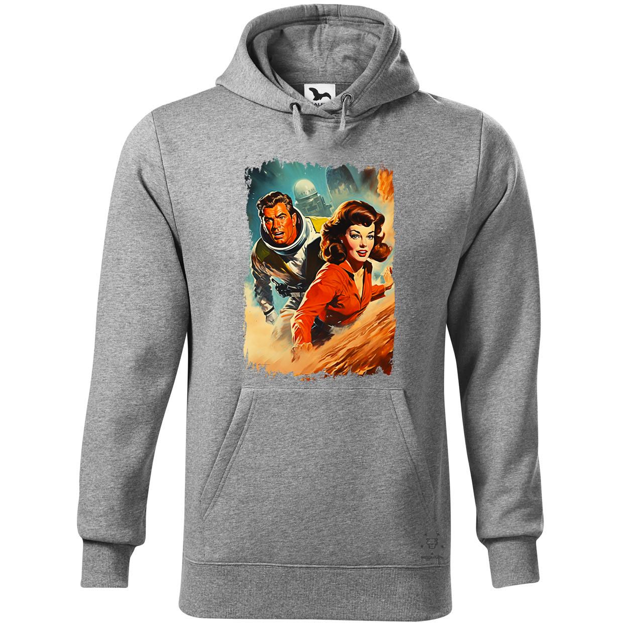 Retró sci-fi v16 egyedi  pulóver 