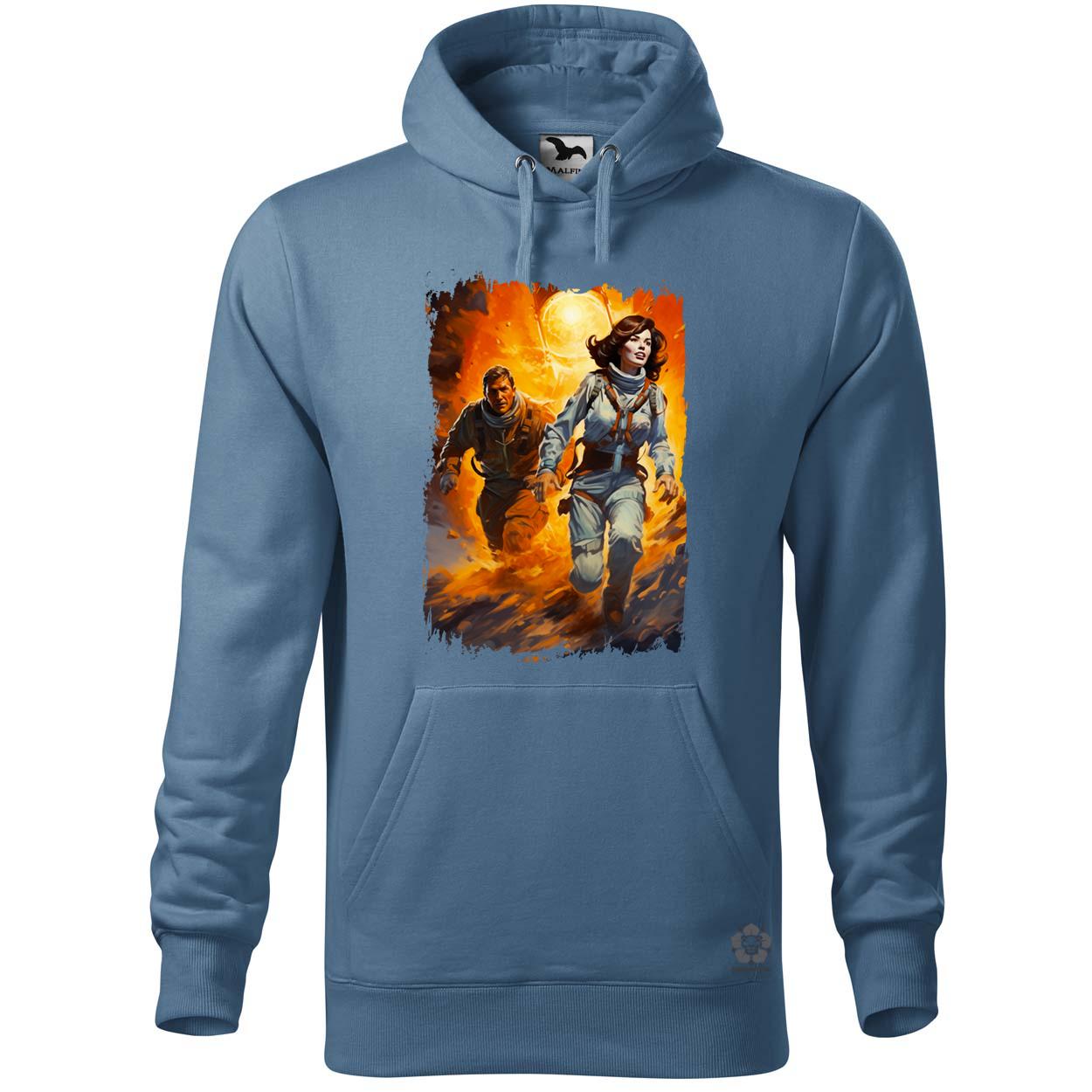 Retró sci-fi v17 egyedi  pulóver 