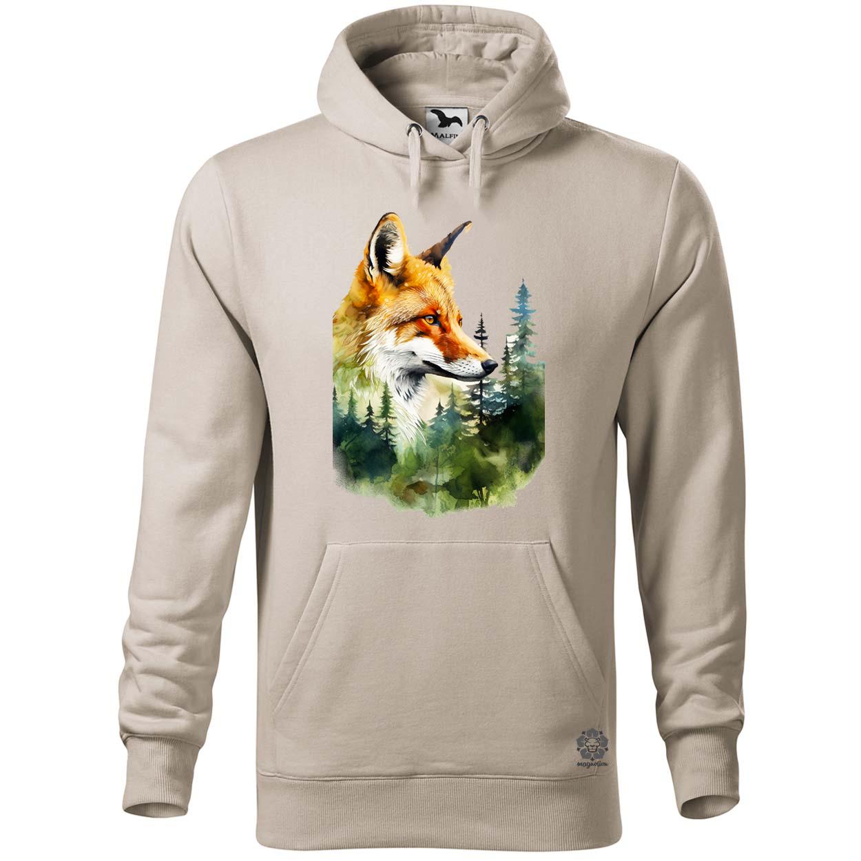 Róka és természet v3 egyedi  pulóver 