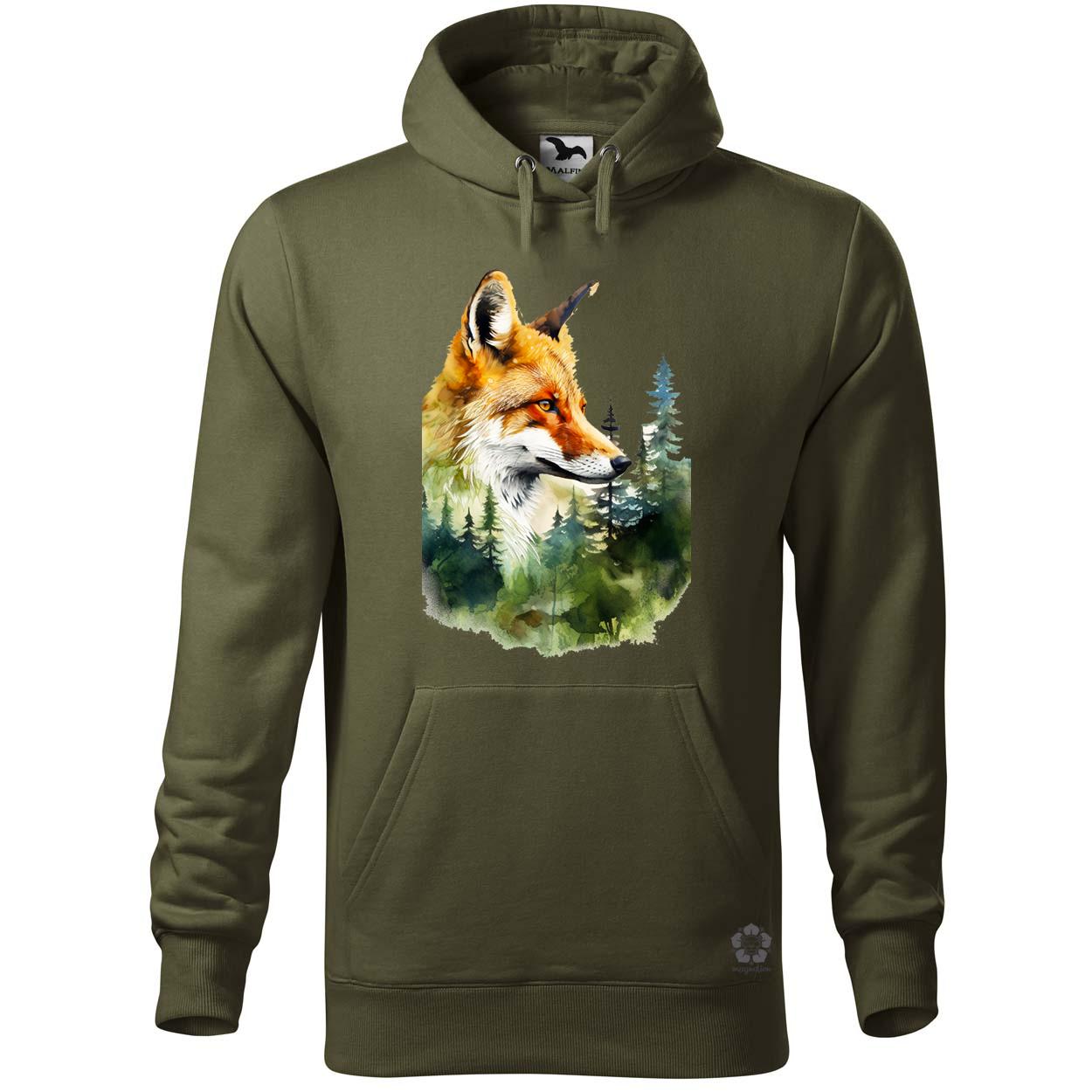 Róka és természet v3 egyedi  pulóver 