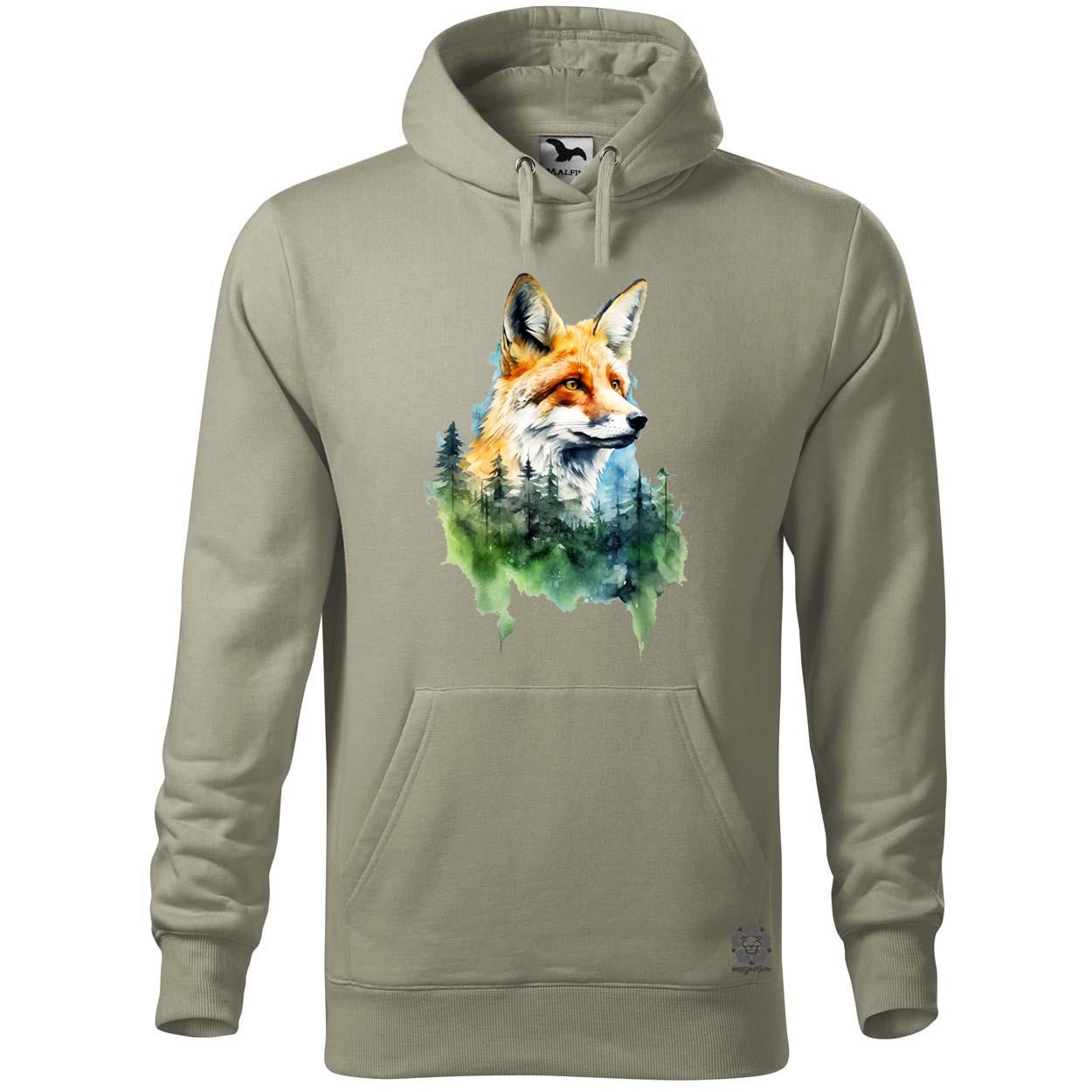 Róka és természet v4 egyedi  pulóver 