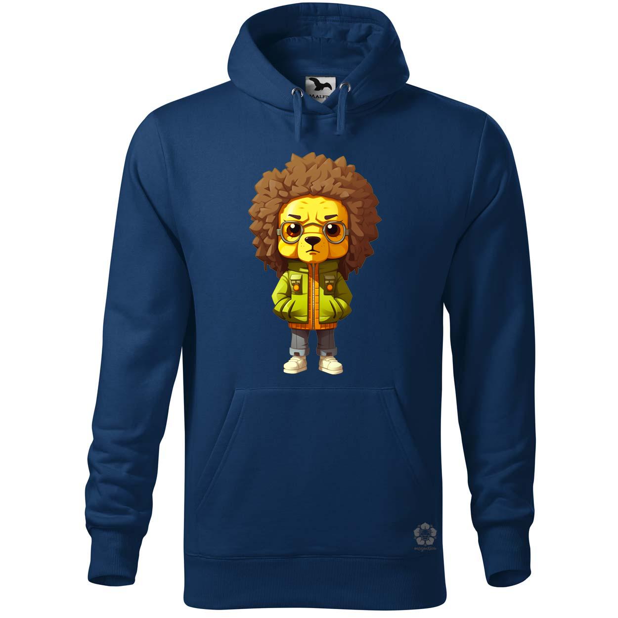 Sárga oroszlán srác v3 egyedi  pulóver 