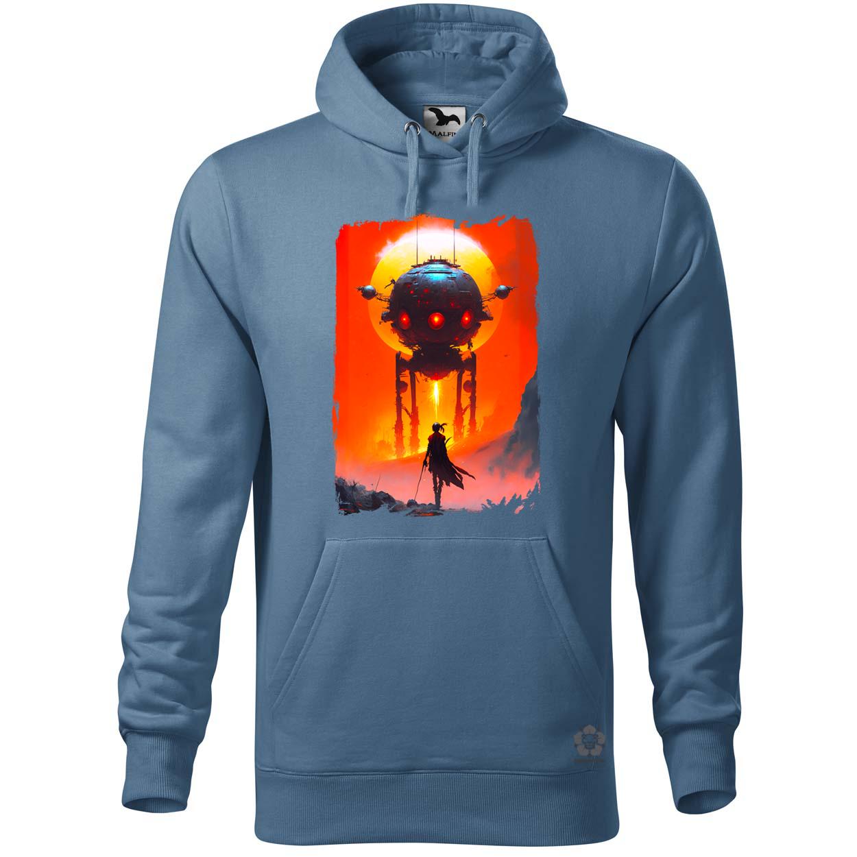 Szamuráj és droid egyedi  pulóver 