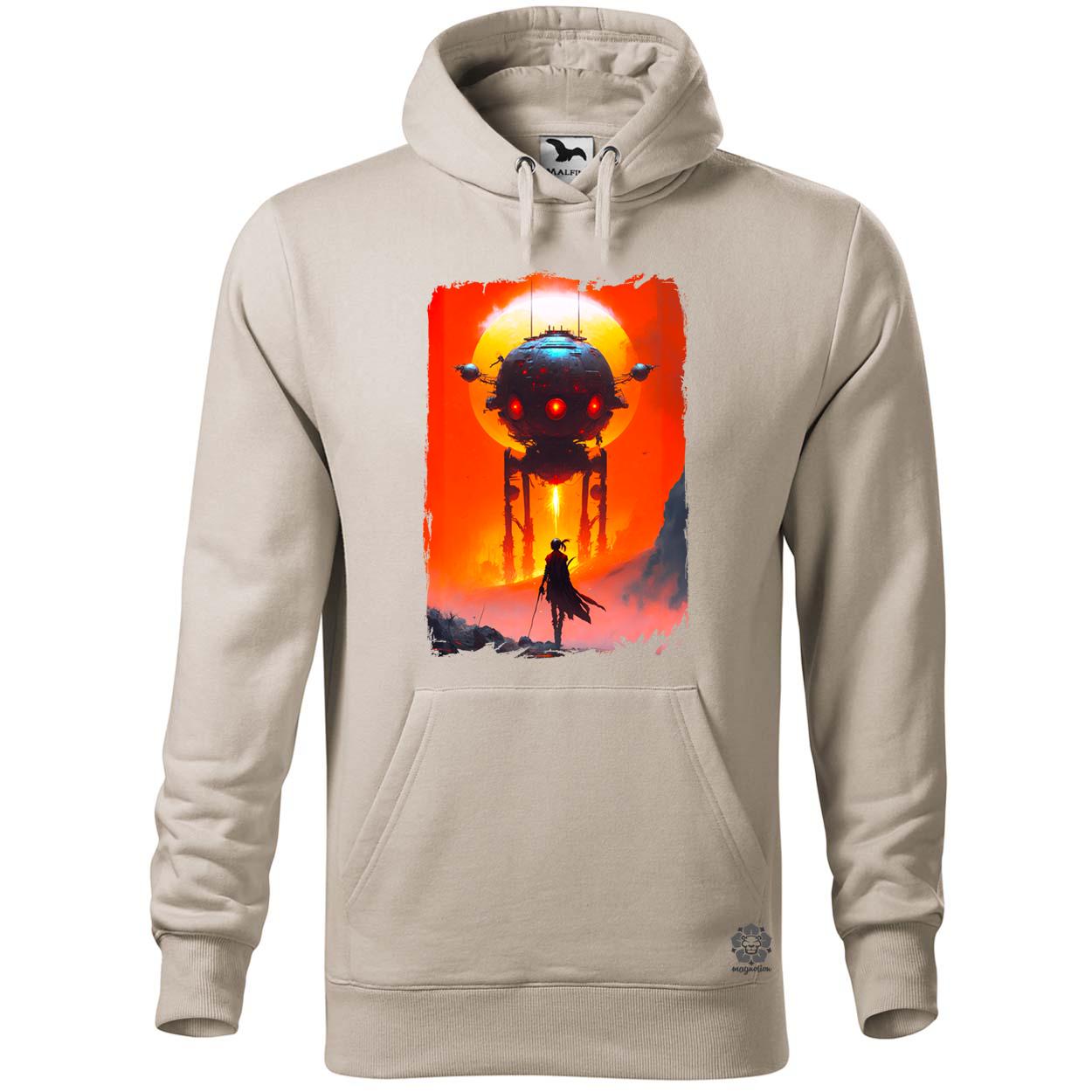 Szamuráj és droid egyedi  pulóver 