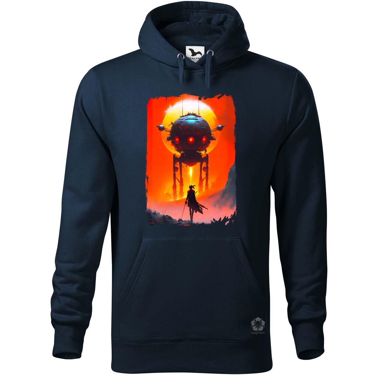 Szamuráj és droid egyedi  pulóver 
