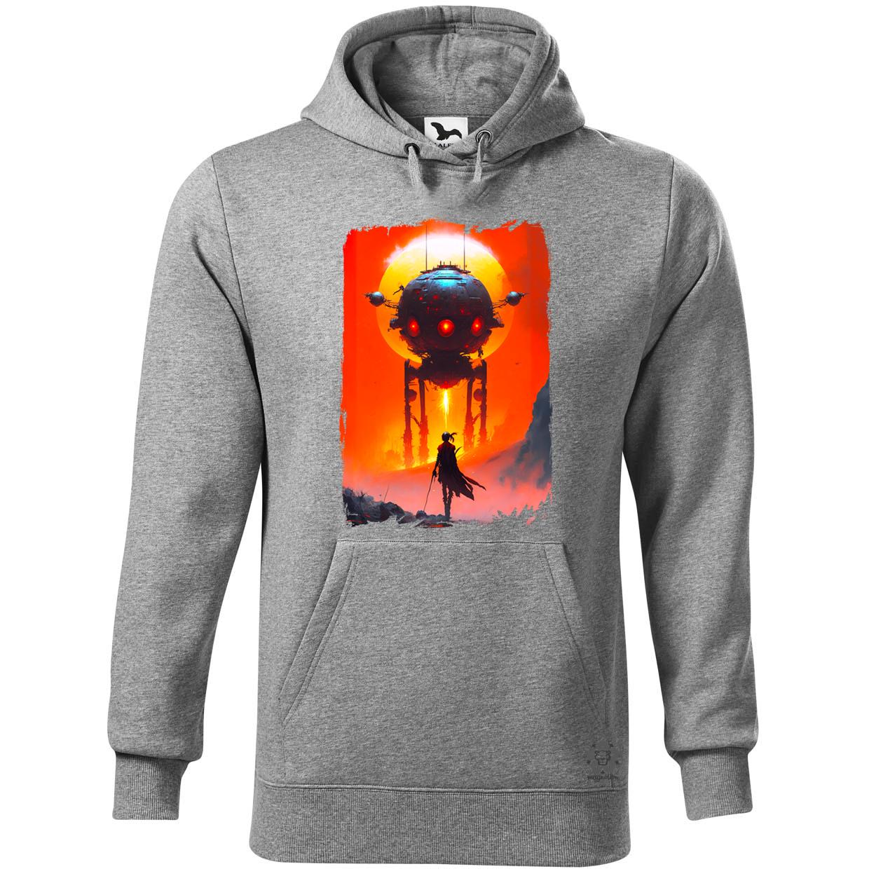 Szamuráj és droid egyedi  pulóver 