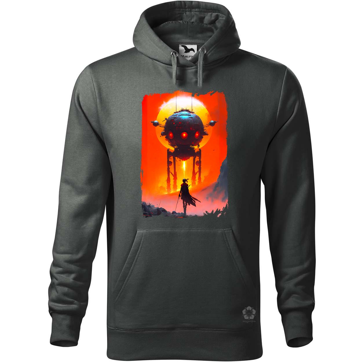 Szamuráj és droid egyedi  pulóver 